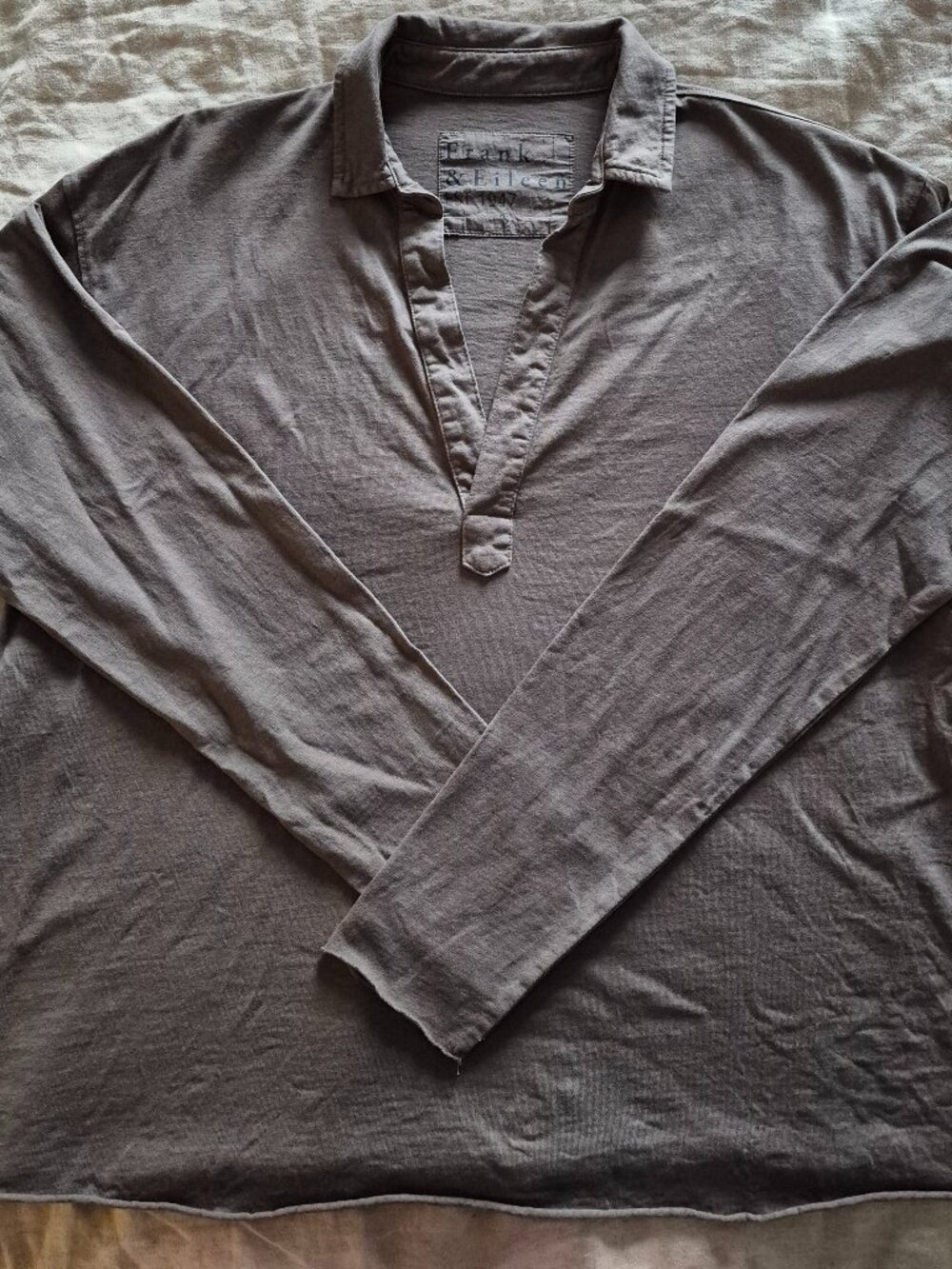 Frank and Eileen Patrick Cotton Popover Shirt Size S - Picture 4 of 7